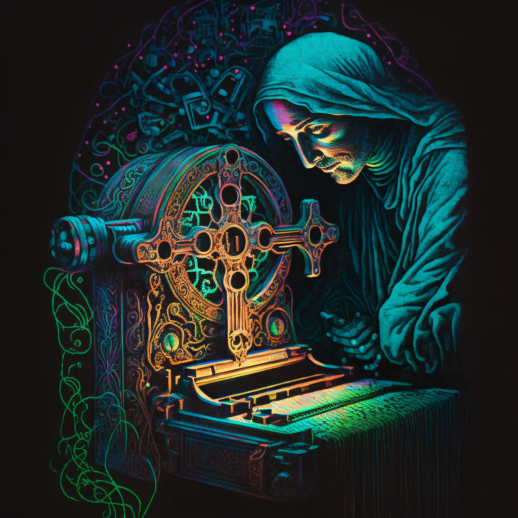 art piece titled “idolatry machine”