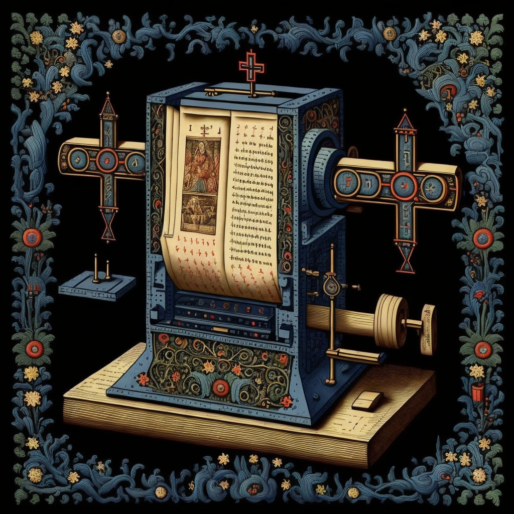art piece titled “idolatry machine”