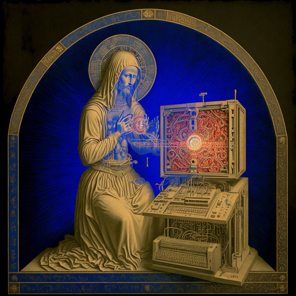 art piece titled “idolatry machine”